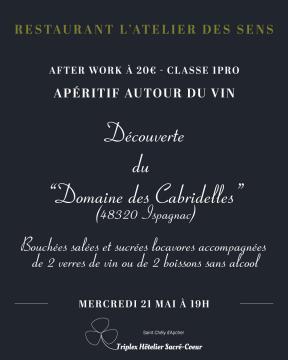 Mercredi 21 mai 2025 (soir) restaurant atelier des sens