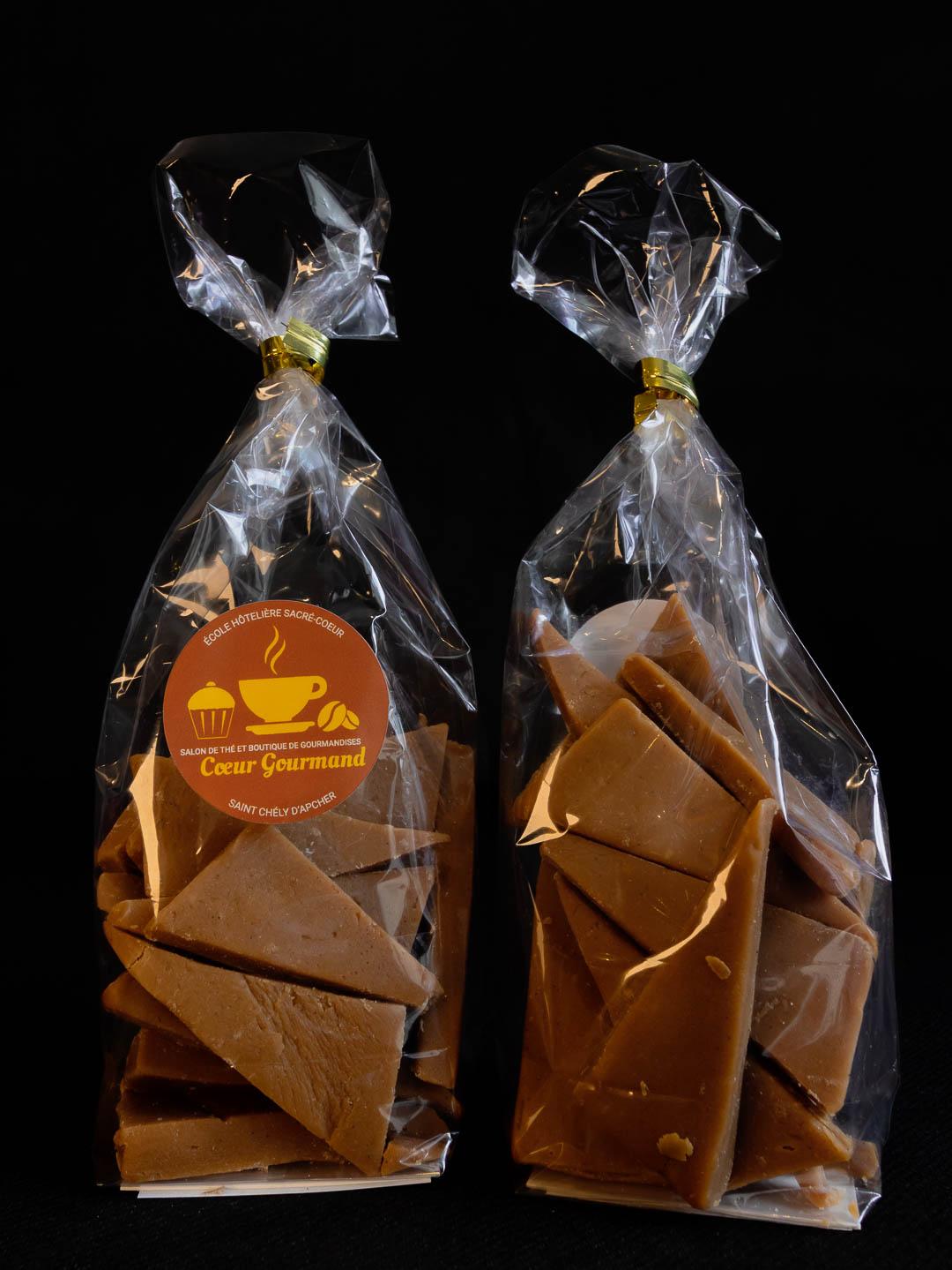 Fudge caramel coeur gourmand