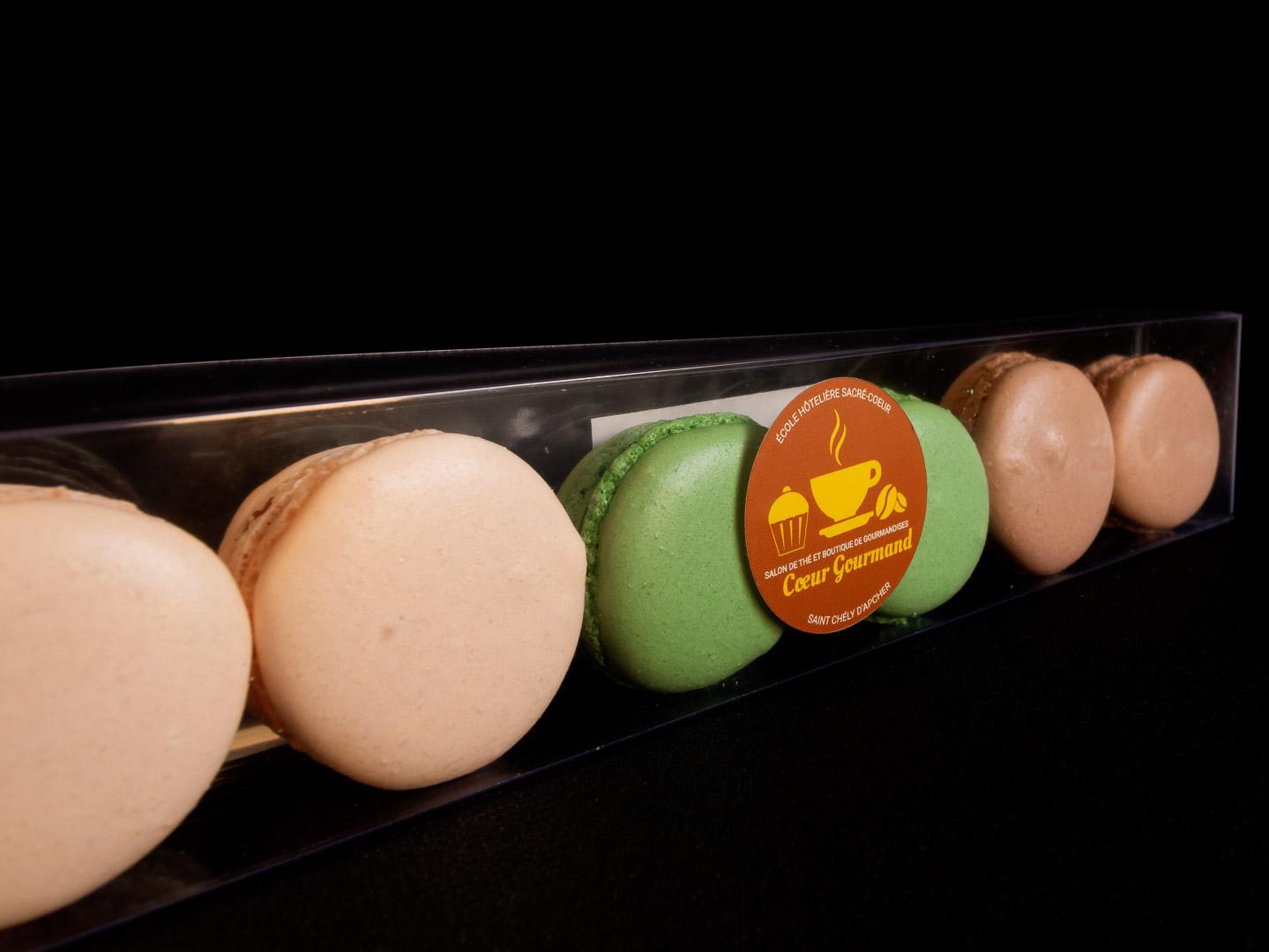 Macarons coeur gourmand