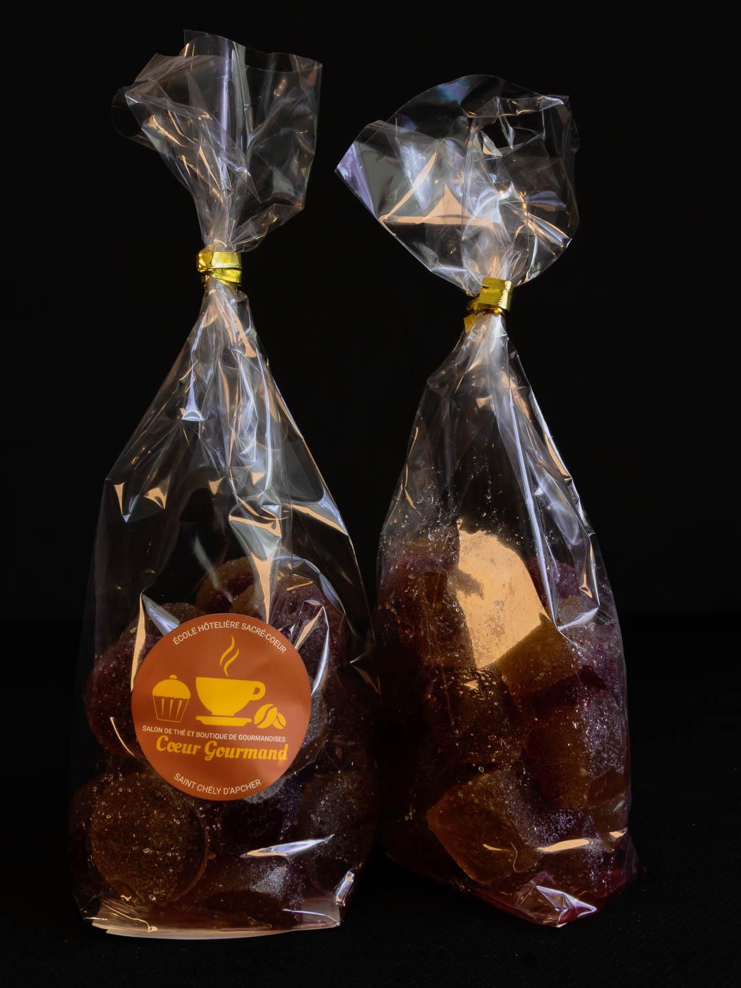 Pates de fruits coeur gourmand